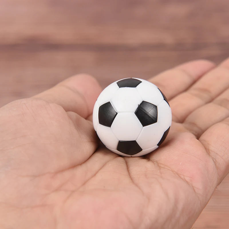 2 Pieces Black White Resin Foosball Table Soccer Baby Foot Fussball 32mm