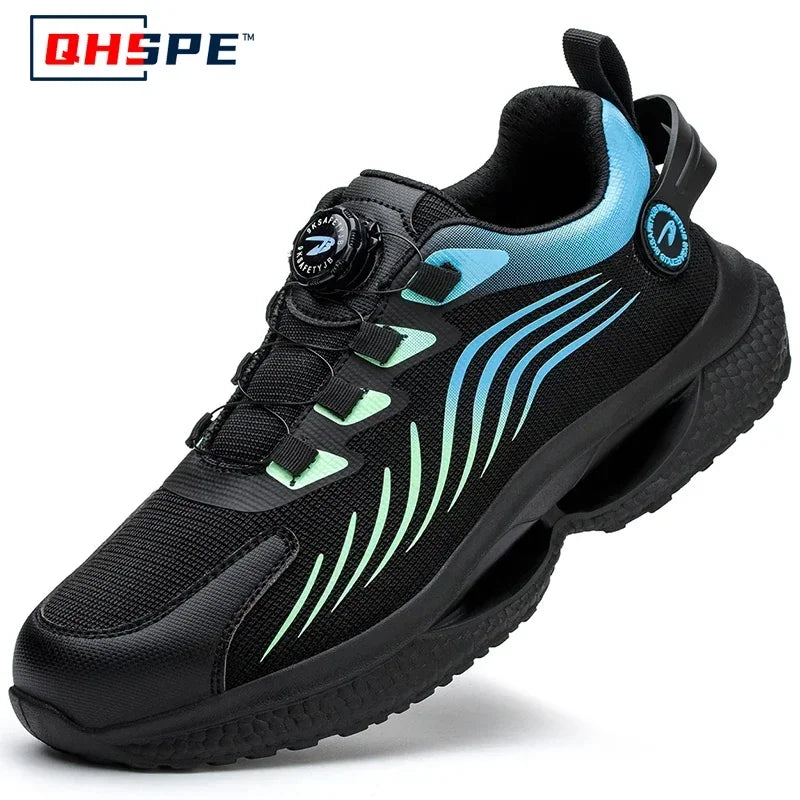 Chaussures de Sécurité Bouton Rotatif — Protection & Confort Travail