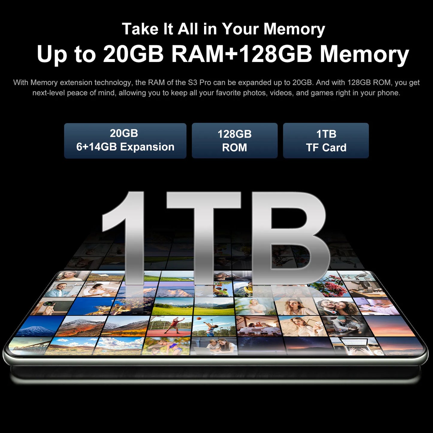 [Estreno mundial] Smartphone FOSSiBOT S3 PRO Pantalla AMOLED de 6,67" Android 14 Hasta 20 + 128 GB Móvil 8 + 64 MP CAM NFC Teléfono móvil