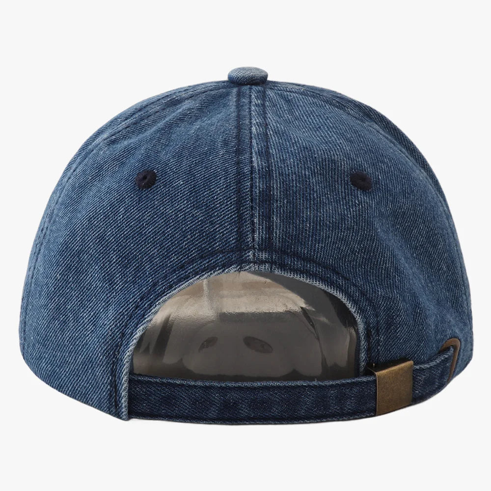2025 nouveau Vintage Denim visières chapeau mode jean Casquette de Baseball unisexe lettre broderie Hip Hop casquettes de relance Cool Casquette
