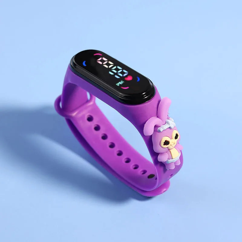 Reloj deportivo impermeable para niños, reloj SpidSuffolk Butter para niñas, pulsera electrónica, reloj táctil LED, de moda