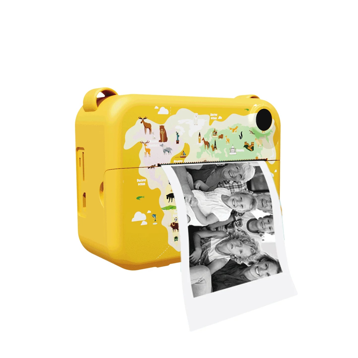 Mini appareil photo numérique pour enfants, impression instantanée, photo, enregistreur vidéo, imprimante thermique, cadeau d'anniversaire