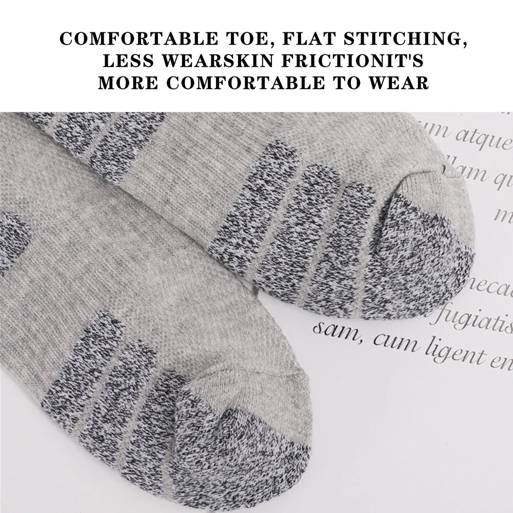 Chaussettes de sport respirantes en coton de haute qualité pour hommes et femmes, chaussettes d'équipage, serviette optique, astronomique, noir, blanc, gris, anti-odeur, 1 paire