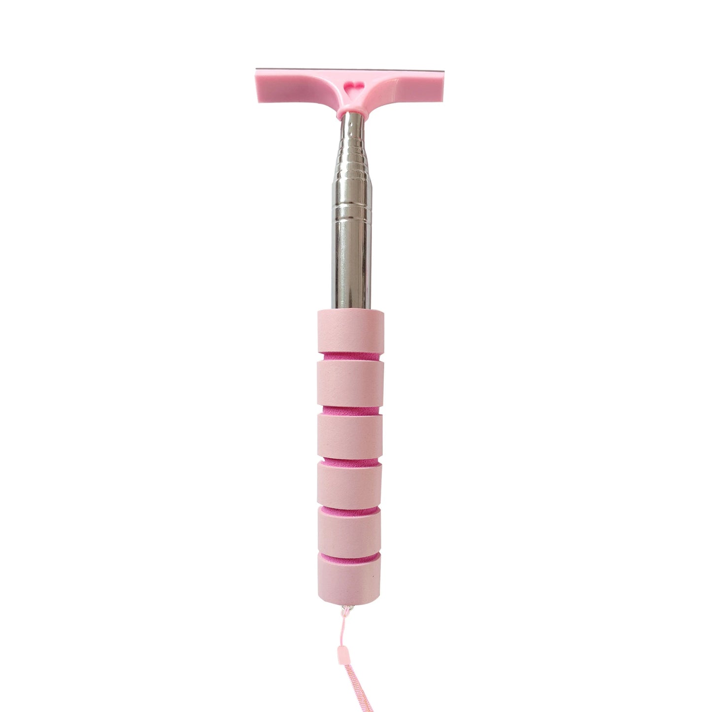 Essuie-glace de rétroviseur de voiture, poignée télescopique, essuie-glace de rétroviseur de voiture, outils de nettoyage de vitres automobiles durables en acier inoxydable, brosse de nettoyage