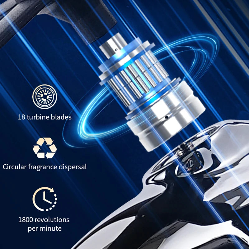 Ornements de voiture sans odeur de parfum bricolage pour hommes, énergie solaire, étiquettes d'air rotatives à tarte, accessoires de décoration, diffuseur de parfum
