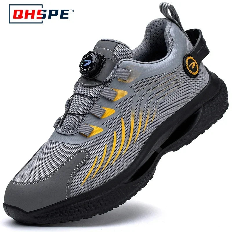 Chaussures de Sécurité Bouton Rotatif — Protection & Confort Travail