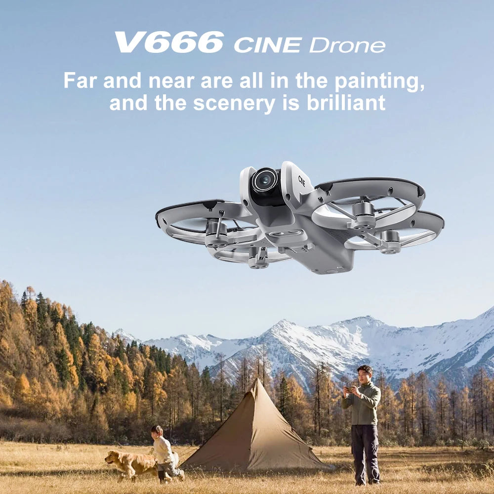 Mini drone 4K — double caméra 8K, évitement intelligent d'obstacles, quadricoptère brushless, jouet RC enfants