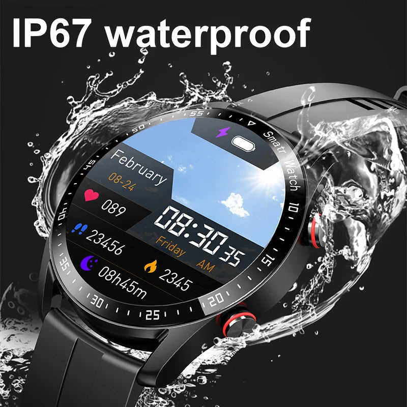 Smartwatch for Men and Women, HD Screen, Bluetooth Call, GPS, Heart Rate Monitor, IP68 Waterproof, New, 2024