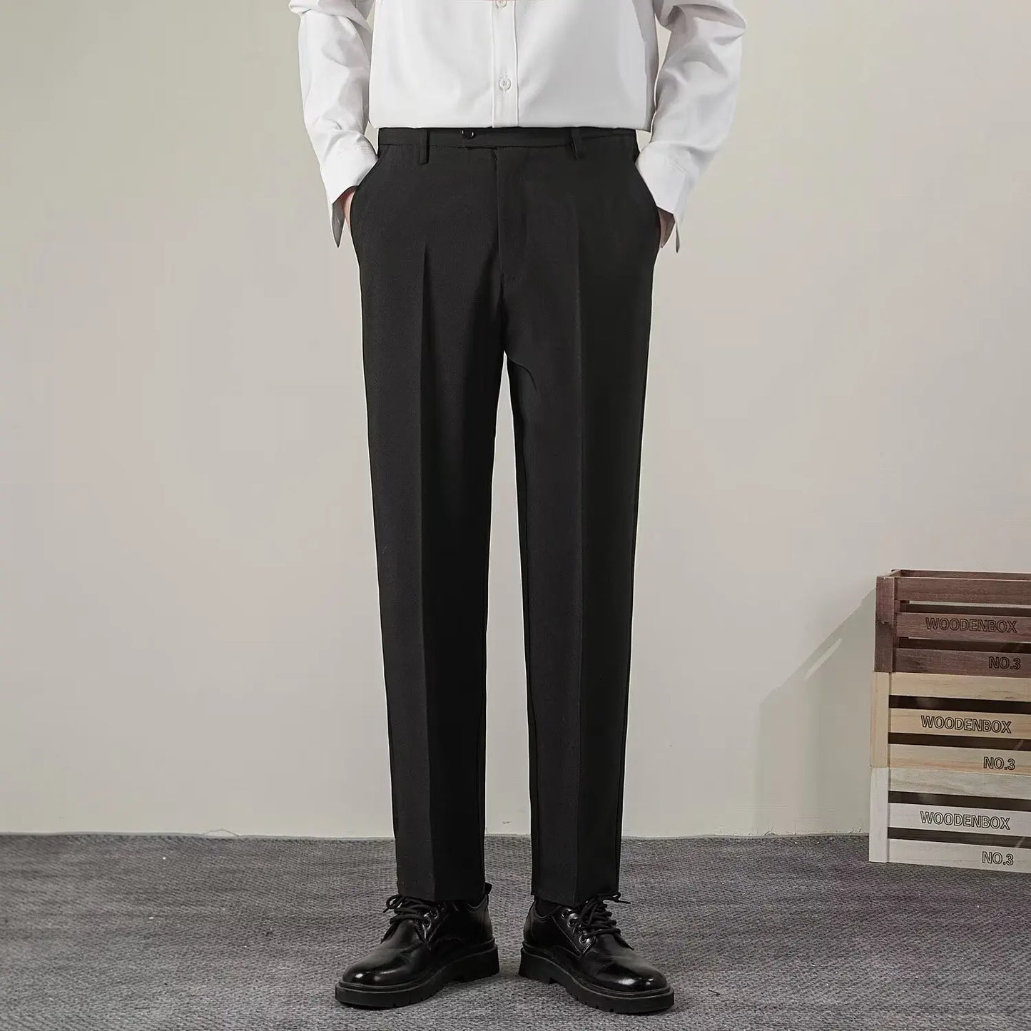 Pantalon d'été décontracté pour homme — coupe slim, style classique