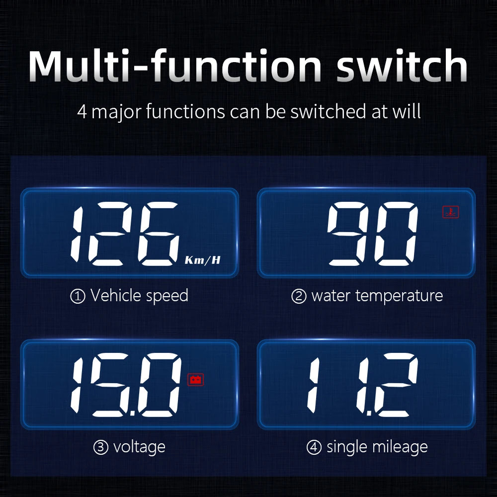 M3 OBD2 M1 GPS HUD Head Up Display obd2 Car Speed Projector On-Board Computer Auto Fuel Mileage Alarm Car Accessories