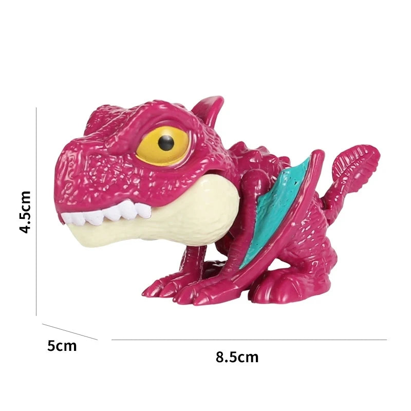 Dinosaure jurassique Triceratops tyrannosaure, modèle de jouets pour enfants, dinosaures créatifs pour mordre les doigts, jouet interactif, cadeau pour garçon
