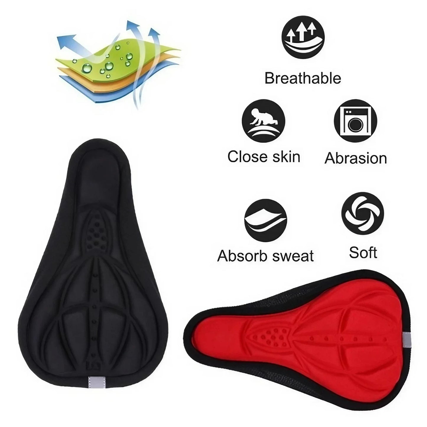 Housse de Selle Vélo — Protection Confort Cyclisme Universel
