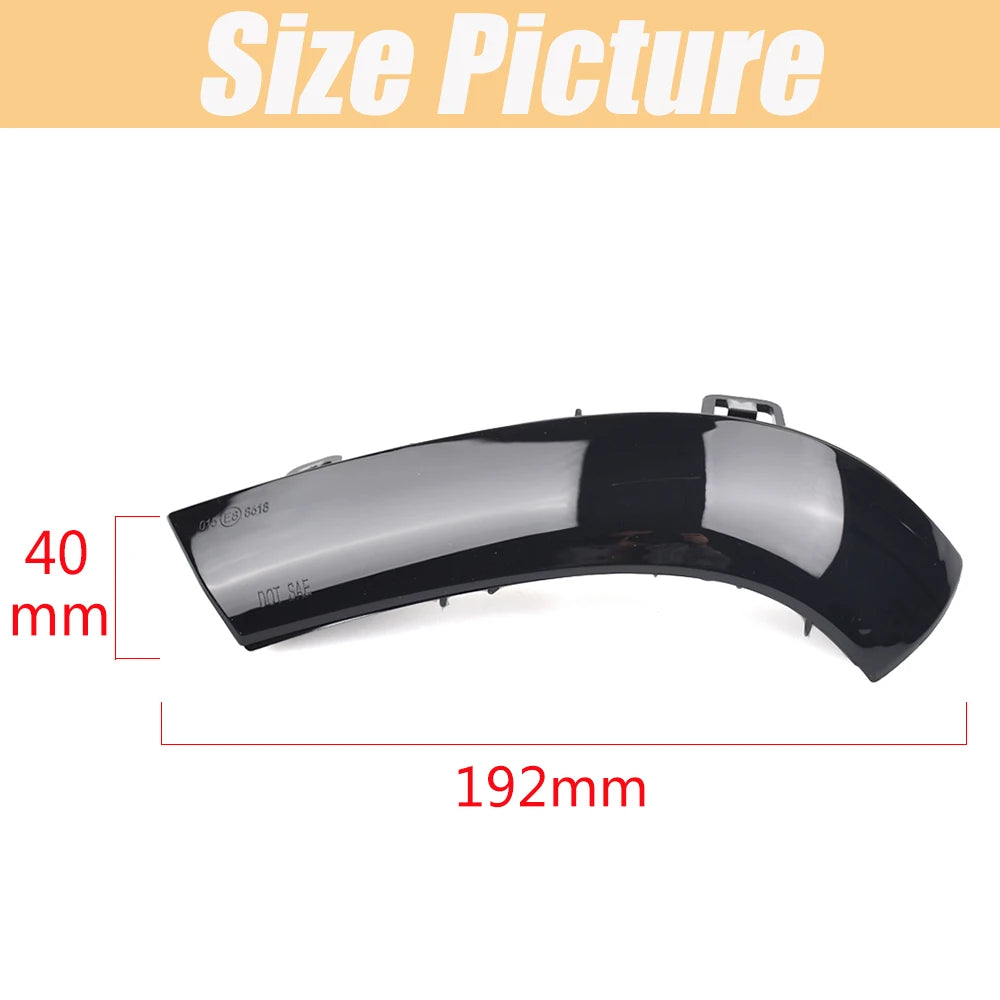 Clignotant Dynamique LED Voiture Effet Eau Courante — Universel