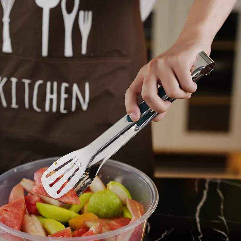Pince coordonnante en acier inoxydable, pince à salade de viande, pince à gril, outils de cuisine, accessoires de cuisine, 1 pièce
