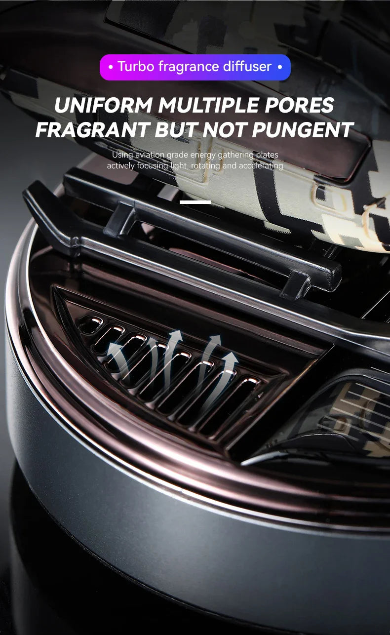 Pas de parfum bricolage parfum hélicoptère rotatif énergie solaire voiture désodorisant ornements décorations accessoires diffuseur d'arôme hommes