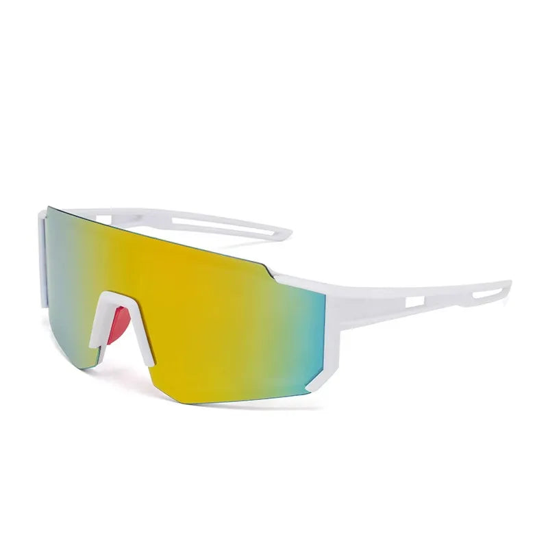 Gafas de sol deportivas para hombres y mujeres, protección UV, personalizadas, para conducir al aire libre, montura cuadrada, UV400, nueva moda