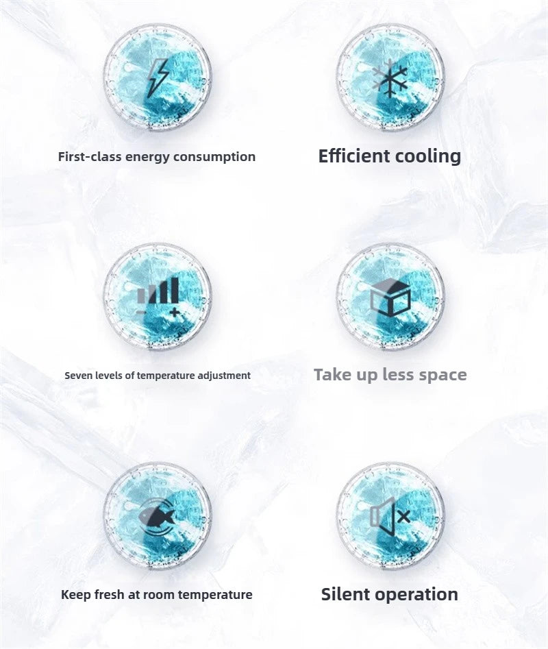 Refrigerador de doble puerta para apartamento de alquiler, pequeño refrigerador doméstico con congeladores profundos, refrigerador de bajo consumo de nivel uno