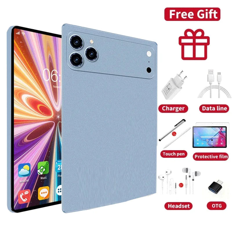 Nueva tableta original edición global 2026 Android 16 Pad 17 Pro Max 24 GB + 2 TB, tableta 5G con doble tarjeta SIM WIFI HD 4K, mini tablet PC