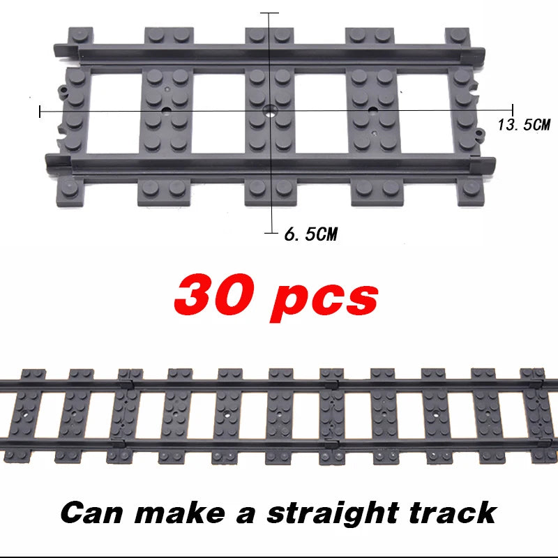 R64.Cambio-Tren urbano flexible, vías blandas, rectas y curvas, construcción de noches, modelos creativos, ferrocarril, juguetes para niños, regalos, nuevo