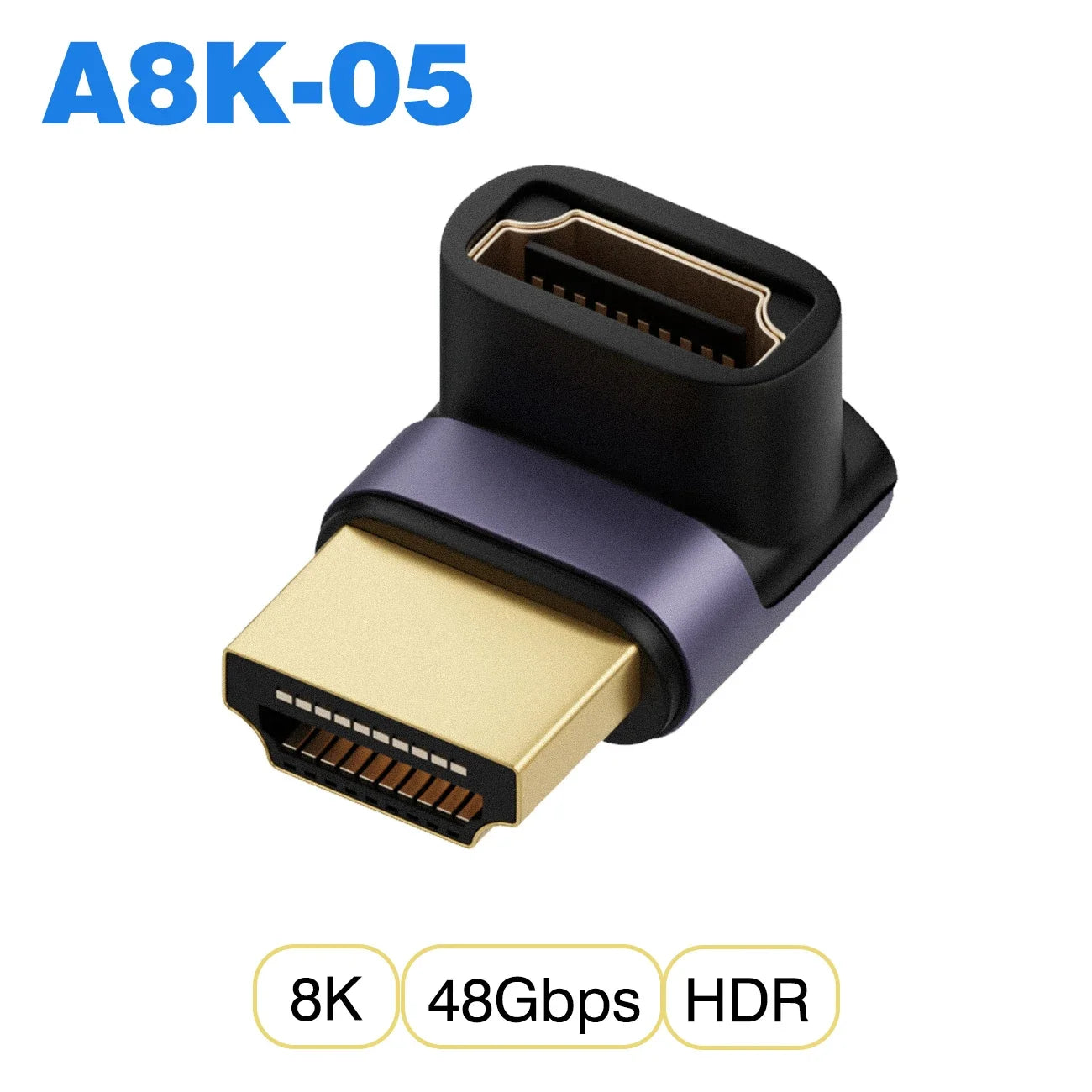 Mini/Micro HDMI to HDMI 2.1 48Gbps 8K60HZ 4K120HZ Converter for Projector HDTV PS4 PS5 Laptop