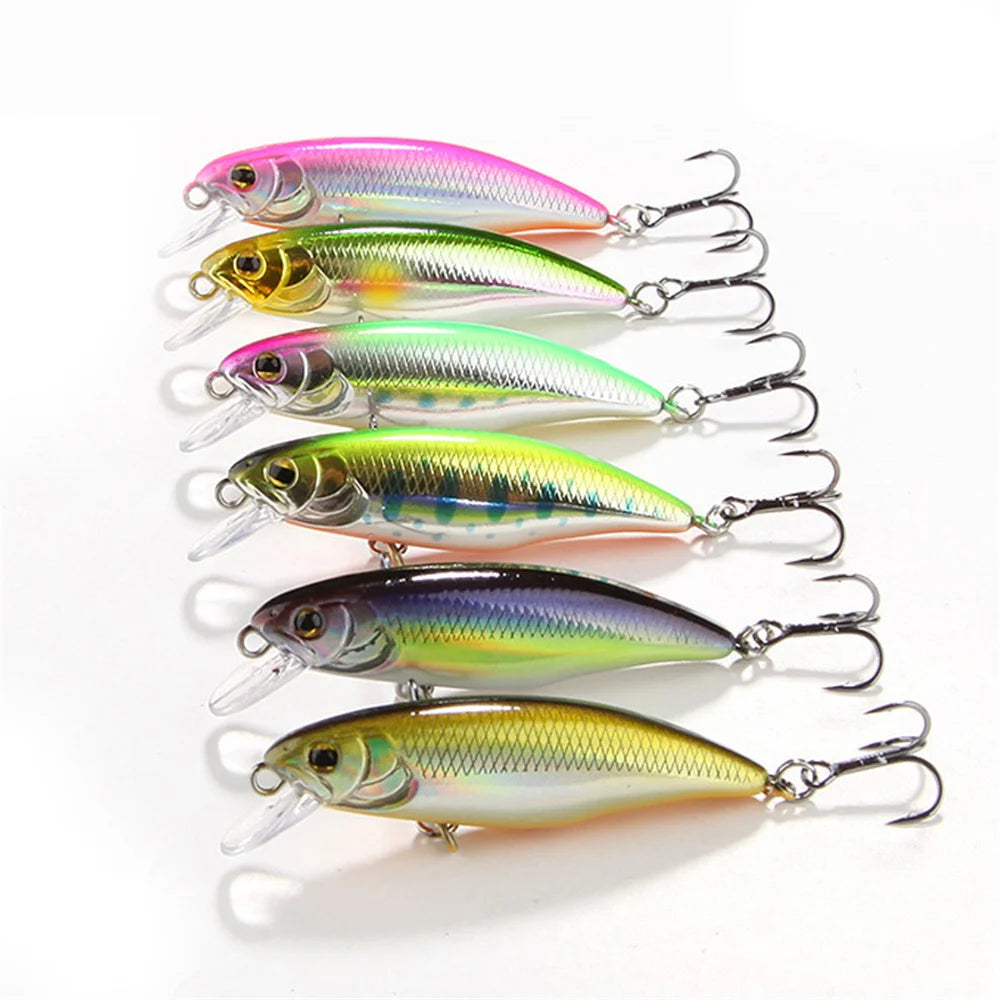 Japon modèle chaud coulant méné leurres de pêche 52mm 4.5g Jerkbait bar brochet Carkbait Wobblers nageur appât dur professionnel