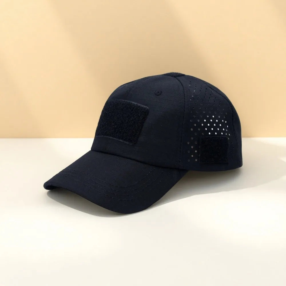 Casquette de baseball camouflage respirante, chapeau de protection solaire pour sports de plein air, chasse, randonnée, camping, pêche