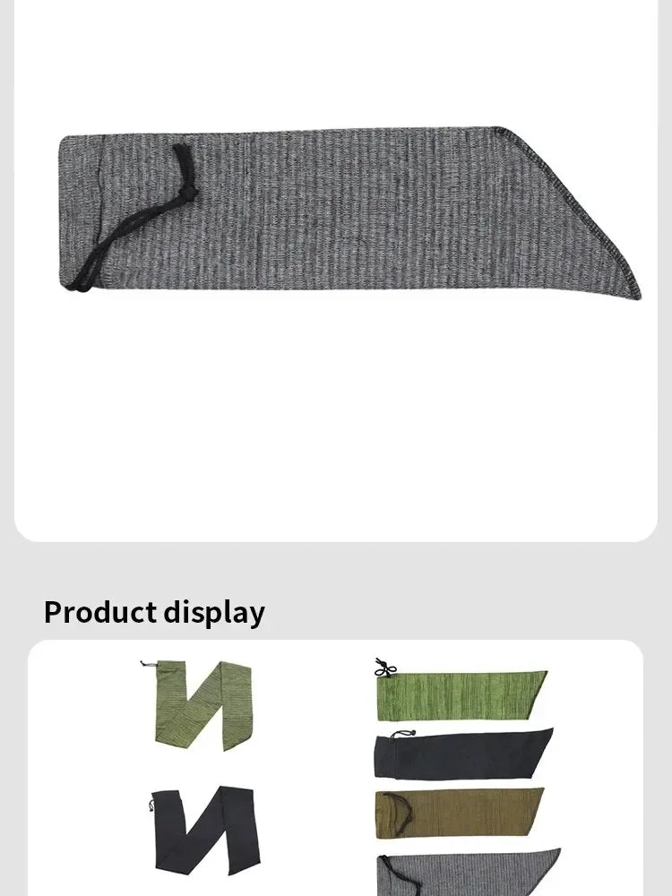 Étui tricoté pour la chasse en plein air, 54/36 pouces, housse anti-poussière, sac de rangement pour pistolet de chasse, étui tricoté pour la chasse