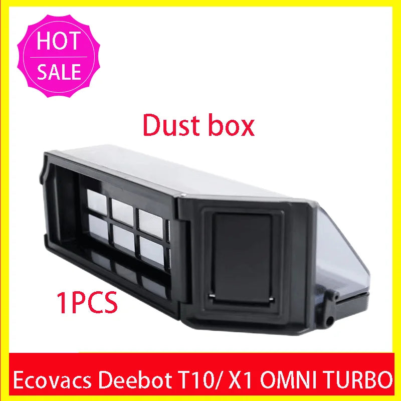 Ecovacs Deebot X1 OMNI / T10 OMNI Robot Vacuum Cleaner Spare Parts, Rubber/Side Brush, Cover, Hepa Filter, Mop Cloth, Dust Bag
