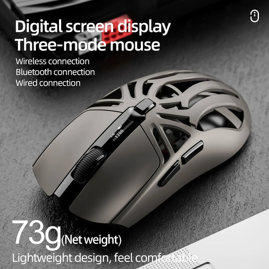 SmailWolf RS8 Bluetooth sans fil 2.4g souris de jeu triple mode léger e-sports jeu 1K taux de retour 10000DPI ordinateur