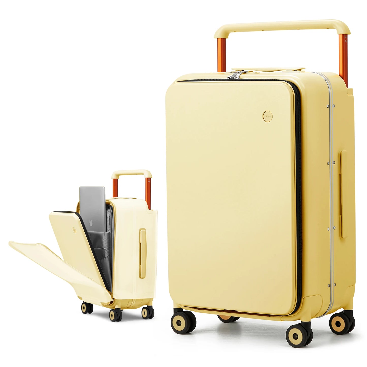 Valise Cabine 20 Pouces Cadre Aluminium — Large Poignée Bagage à Main Voyage