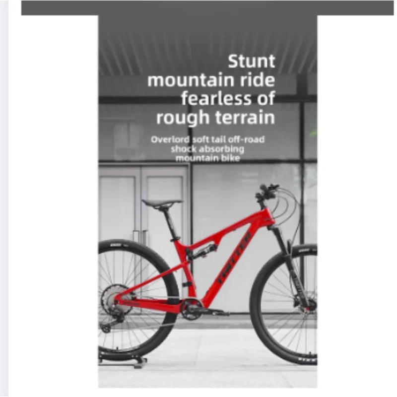 TWITTER OVERLORD VTT M6100-12S /MT200 hydraulic disc brake 29/27.5*2.1 carbon fiber MTB mountain bike