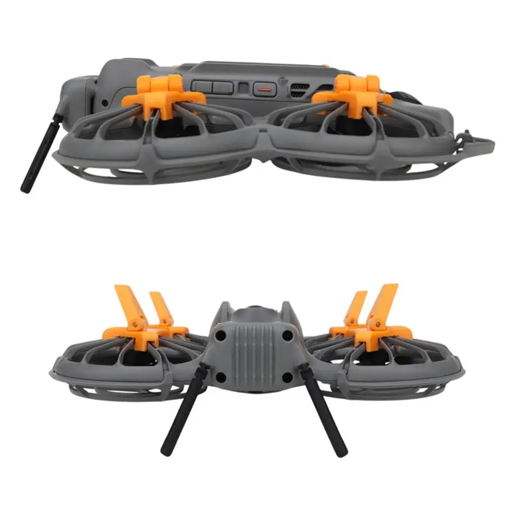 Train d'atterrissage pliable et lentille pour drone — film anti-rayures, extension de jambe, accessoires