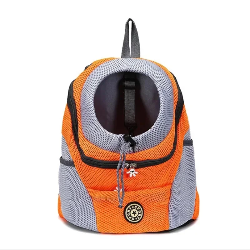 Nouveau chien animal de compagnie sac à dos transporteur sac de voyage avant Pack respirant réglable avec bandes réfléchissantes de sécurité pour la randonnée en plein air chats