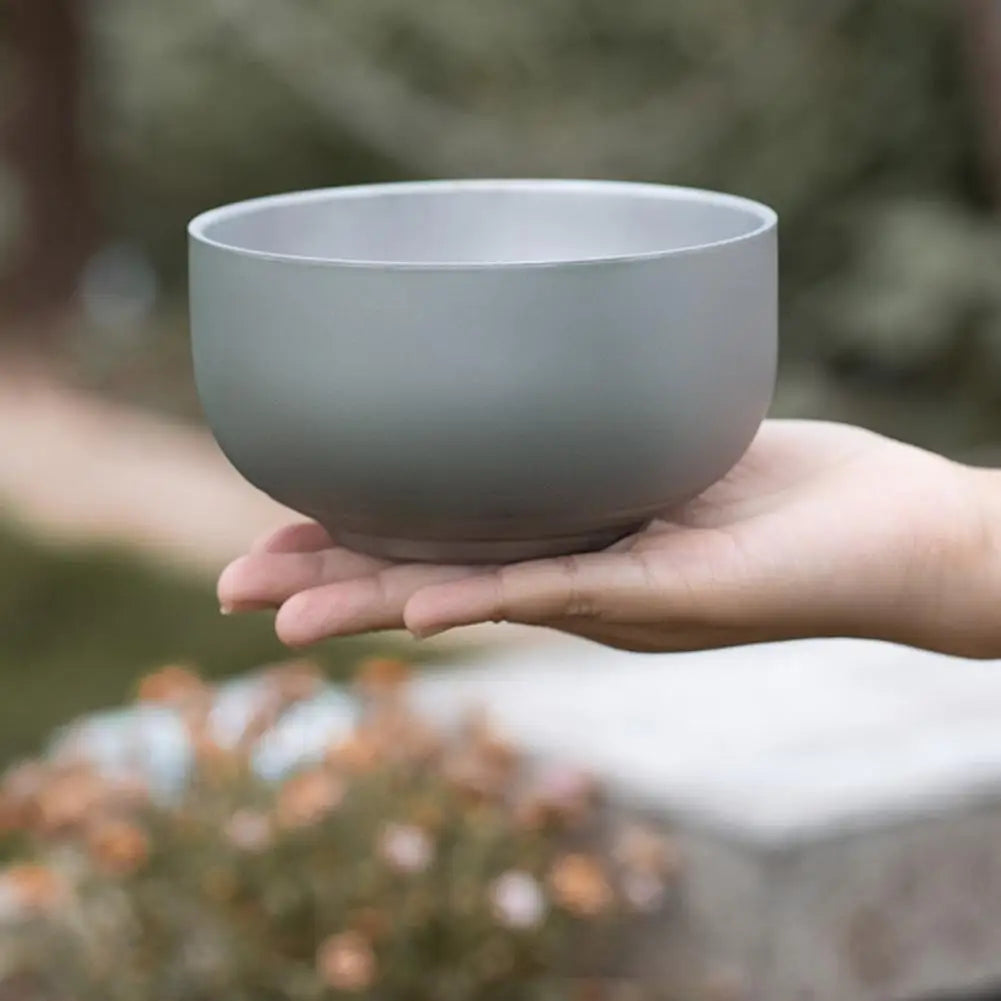 Bol Portable en titane à Double paroi, ultraléger, vaisselle de Purification écologique pour Camping en plein air barbecue pique-nique arrière