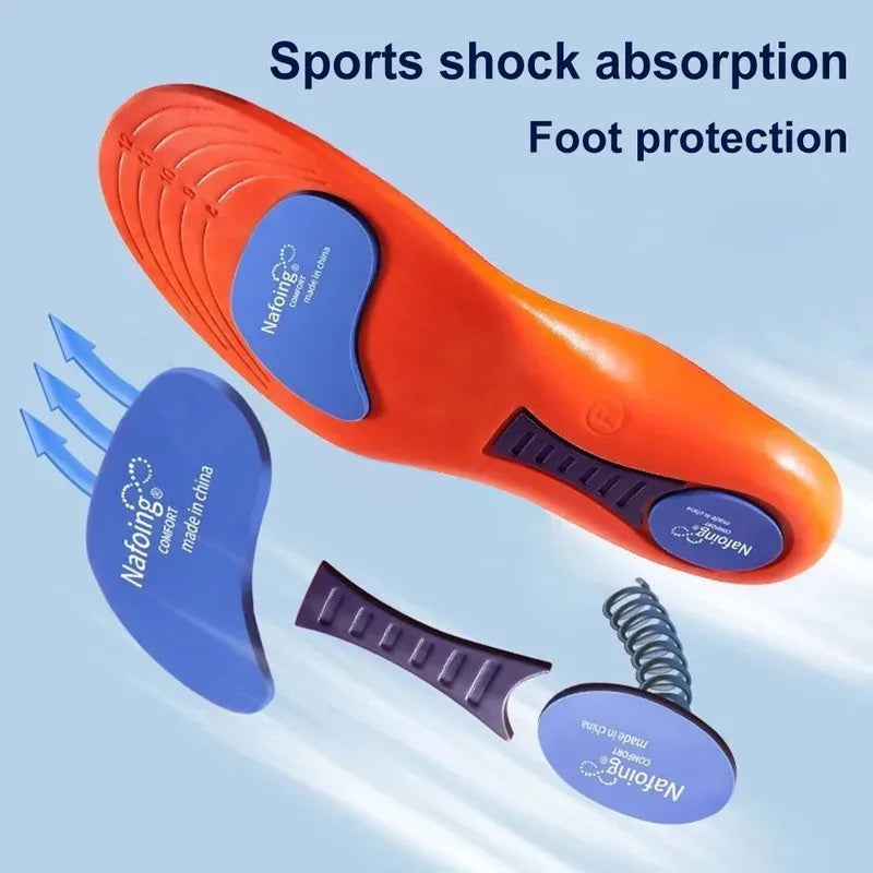 Semelles Orthopédiques EVA Sport — Absorption Chocs Course & Basket-Ball