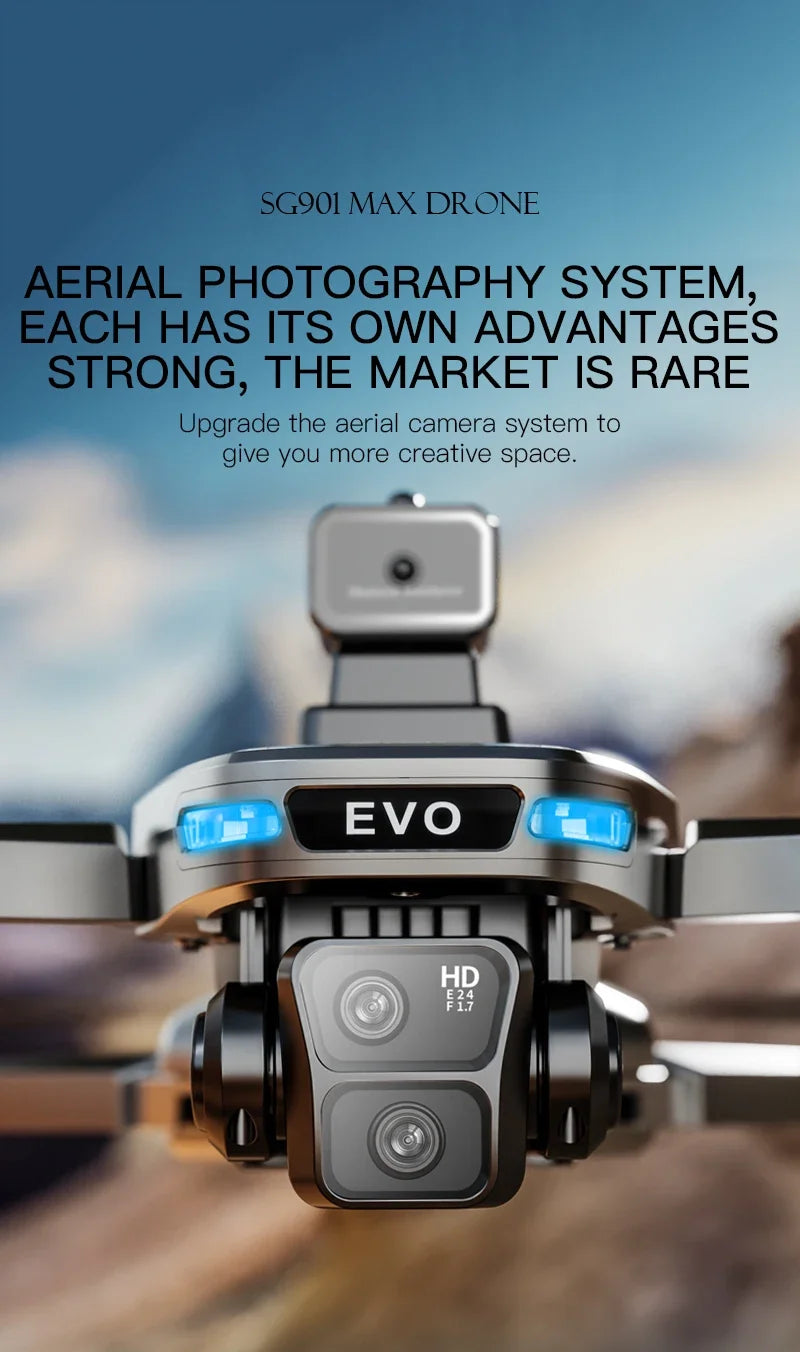 Drone GPS 8K professionnel — évitement d'obstacles, télécommande grand écran, pliable, moteur brushless