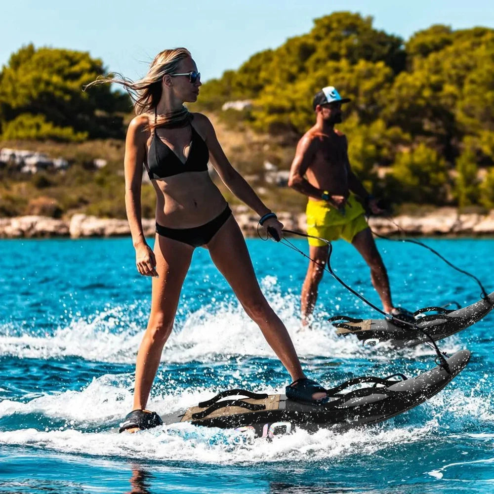 Planche de surf électrique à Jet d'eau en Fiber de carbone pour adulte avec planches à Jet électriques de surf à grande vitesse 10kw avec scooter d'eau intelligent à 3 queues