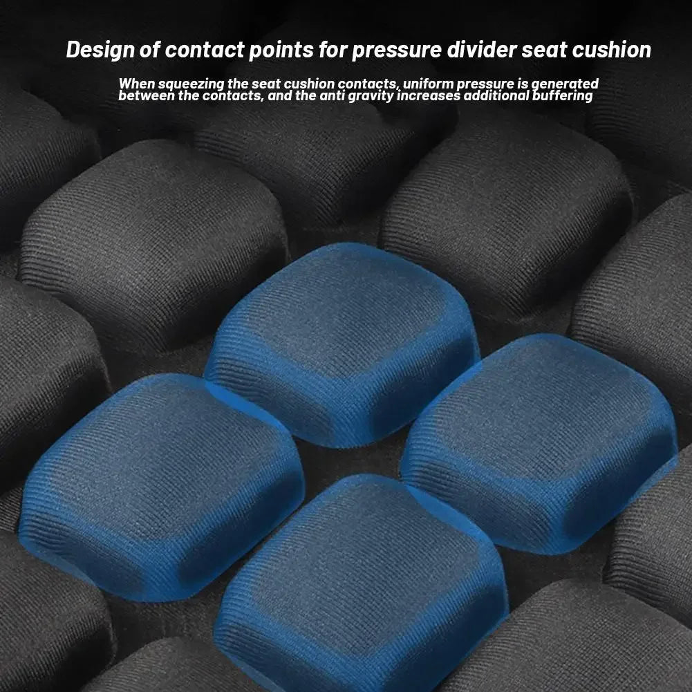 Funda de asiento de motocicleta, cojín de espuma EVA, suave y cómodo, cojín de asiento universal para asiento de aire de bicicleta eléctrica