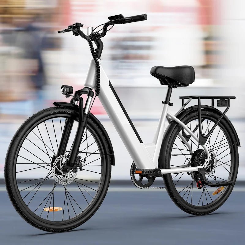Neumáticos de bicicleta eléctrica de 750W 26x2 pulgadas, 48V, 10,4 Ah, pantalla LCD extraíble, velocidad de 20 MPH, frenos de disco hidráulicos de 7 velocidades para adultos
