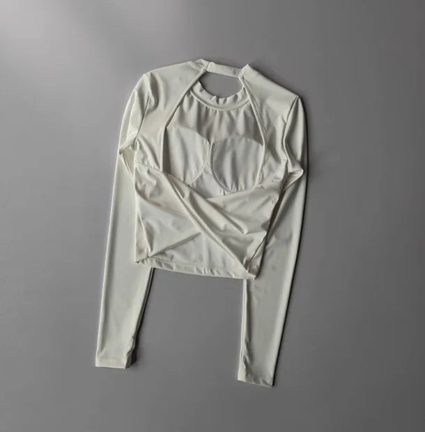 T-Shirt Sport Dos Nu Femme — Yoga Amincissant Séchage Rapide Moulant