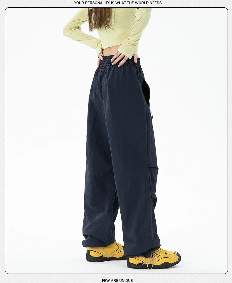 Pantalon de randonnée imperméable pour femmes, pantalon de parachutiste pour Sports de plein air, taille élastique, pantalon de Camping, solide, cyclisme, pêche, automne