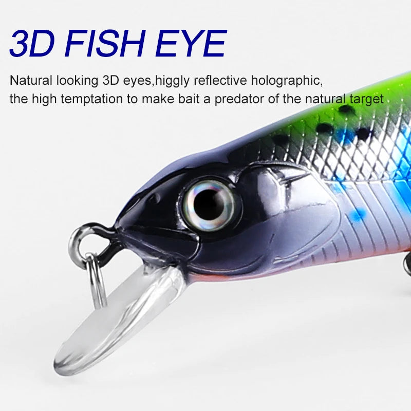 BEARKING 80mm 8.5g qualité professionnelle aimant poids leurres de pêche vairon manivelle modèle chaud appâts artificiels attirail