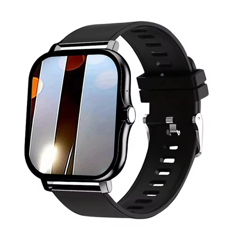 LAXASFIT 2026 Nuevo reloj inteligente con llamada Bluetooth, pantalla táctil completa, monitor de frecuencia cardíaca, reloj inteligente deportivo para hombre y mujer, regalo