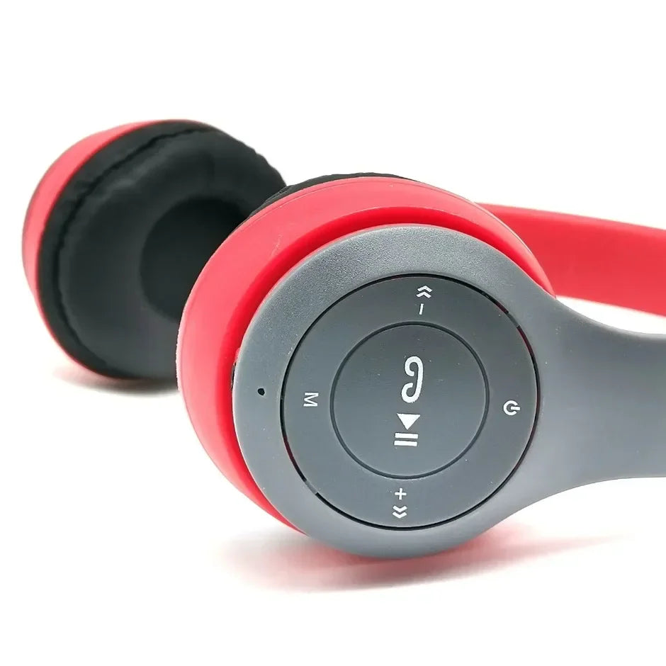 Auriculares inalámbricos Bluetooth 5.0, portátiles y plegables, multifuncionales, para conexión Bluetooth, tarjeta TF, conexión por cable