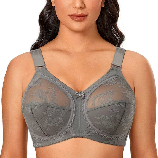 Soutien-gorge Minimiseur Grande Taille en Dentelle — Maintien & Confort