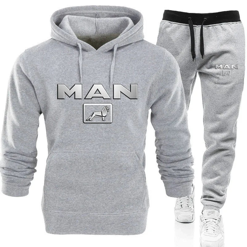 Ensemble Sweat À Capuche Pantalon Jogging Homme — Survêtement Sport 2 Pièces 2024