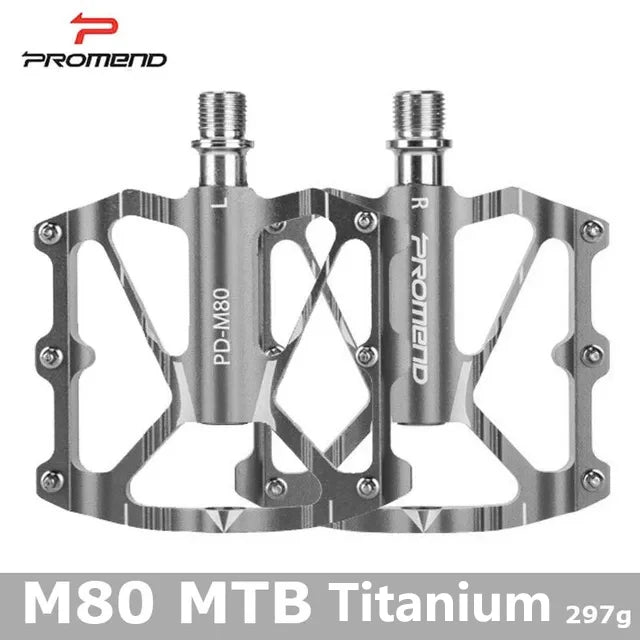 Pédales VTT Ultra-Légères Aluminium Plates — Pièces Vélo 9/16 Pouces