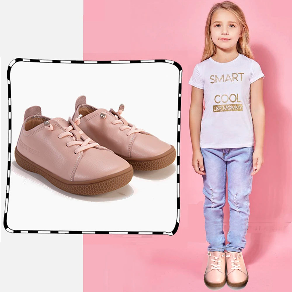 Chaussures en Cuir Enfants — Élégantes & Confortables Garçon & Fille