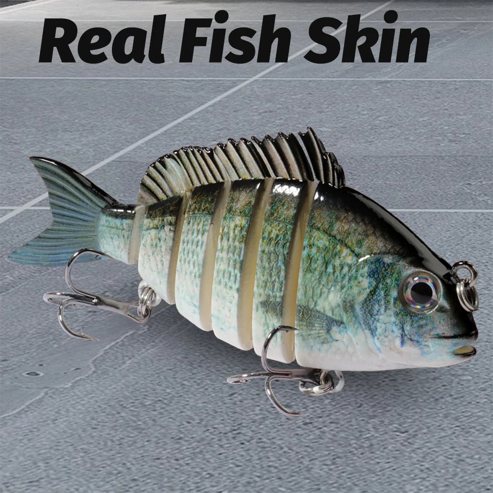 Swimbait 16.5g 8cm leurre multi-joint crayon à coulage lent gabarit en métal VIB Pesca Wobbler triple crochets matériel de pêche à la carpe appât dur