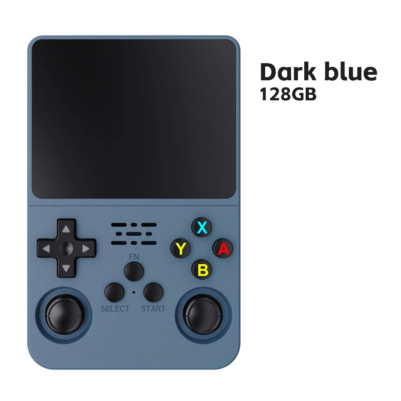 Console de jeu rétro portable 3,5" IPS — 64 Go, plusieurs couleurs, lecteur portable, jeux classiques